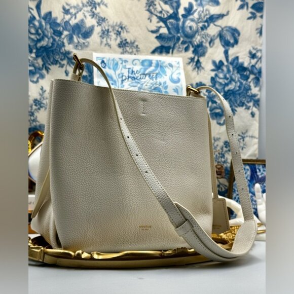 🆕 OROTON 🧿 NOWT Margot Hobo Shoulder Bag, Ivory - Picture 12 of 16